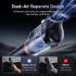 Baseus Car Vacuum Cleaner A5 Power Suction 16000Pa \ 130W Portable Cordless Vacuum Cleaner with LED Display – Black